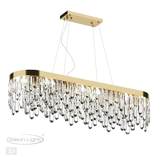 Подвесной светильник 100*28 см Odeon Light Dakisa 4986/12 Золото