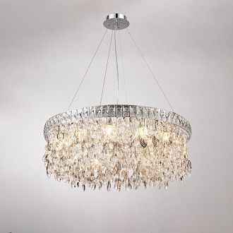Люстра Ø800 x H260 (1200), мм, 12*40W (480W), CHROME (Хром) NewRgy NW039-ф800*H260(1200) NEW 25 CHROME