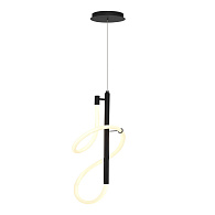 Светильник подвесной 27*120 см, LED*1*16W, 3000K, St Luce Sagrato SL6102.403.16, Черный