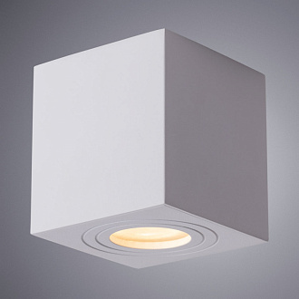 Светильник 9*9 см, GU10 35W, Arte Lamp Galopin A1461PL-1WH белый