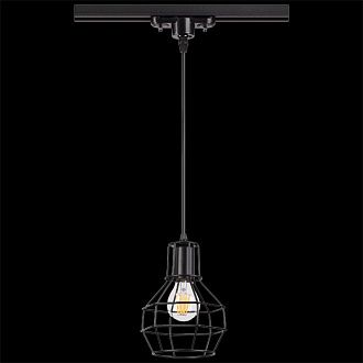 Трековый светильник Novotech Zelle 370423, черный, 19.5x15.3x15.3см, Е27, 50W