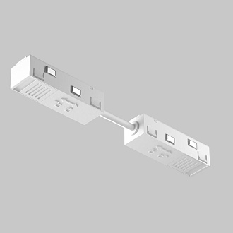 Подвод питания 15,2*1,7*1,9 см, Maytoni Technical Accessories for tracks Exility TRA034CPC-42W-5-1 белый