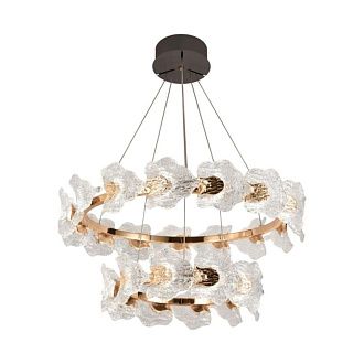 Подвесная люстра 80 см, 200W, 3000-4000K, Aployt Fifi APL.095.03.200, золото
