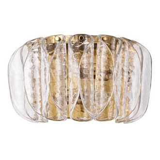 Бра 2,5*20*35*20 см, E14 * 2 * 40W, Arte Lamp Evelyn A4073AP-2PB, Полированная Медь