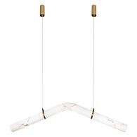 Подвесной светильник 150 см, 40 см, 3000K, Loft IT Liberty acrylic 10551C, бронза