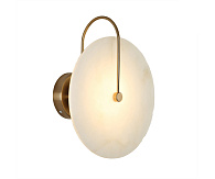 Бра 25 см, 6W, 3000K, Kink Light 08437,36, латунь-мрамор