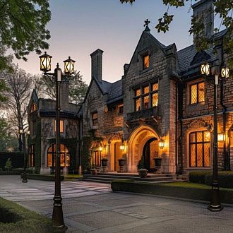 Садово-парковый светильник 68*15,5*-220 см, 2*E27*100W, LOFT IT Ravenna 100016/2200, черный