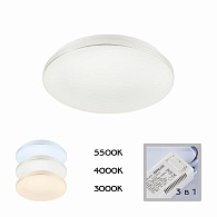 Светильник светодиодный 28 см, 24W, 3000-5000К с диммером Citilux Симпла CL714240V 