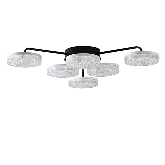 Люстра потолочная 60*67*9,5 см, 1 LED 85W 3000-4000-6000K Lumion Didana 8236/6CL черный