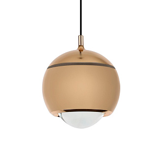 Подвесной светильник 12*10*200 см, LED 10W, 4200K, Черный LED4U L8753-1GD