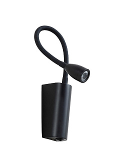 Бра 4*6 см, 1*3W, 3000K, Crystal Lux CLT 213W BL Черный