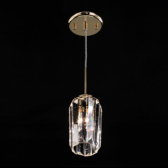 Светильник подвесной Синди  CL330112, Диаметр 15 см, Золото  