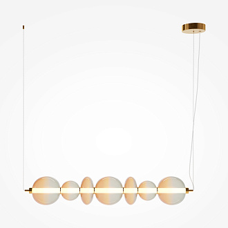 Подвесной светильник 117,5*20*325 см, LED, 40W, 3000К, Maytoni Futuro MOD307PL-L40BS3K латунный