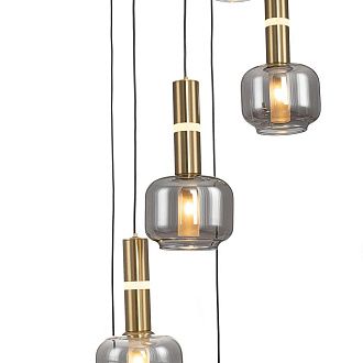 Подвесной светильник *45*30-200 см, 9*G9*15W, Citilux Lass CL249031, Золото\Черный