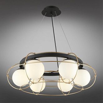 Подвесная люстра 60*50-130 см, 6*G9, 5W, Aployt Mahot APL.317.03.06, золотой