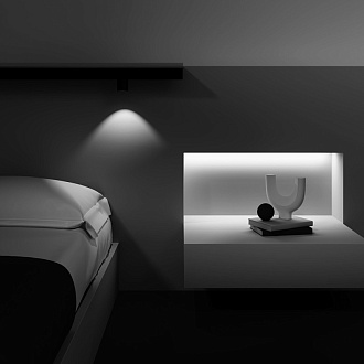 Светильник на шине 5,3*5,3*9,6 см, LED, 7W, 4000К, Maytoni Technical Alfa S TR132-2-7W4K-B черный