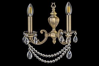 Бра *18*33 см, 2*E14*40W, Dio D`arte Lodi Antique Lodi E 2.1.2.600 A, Бронза