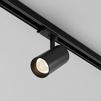 Трековый трехфазный светильник 7 см, 20W, 2700-5000K, Maytoni Focus Led TR197-3-20WCCT-M-B, черный