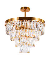 Люстра 500*470, 8*E14, 40W NewRgy Cristallo 2431P/8A PT BRS, PT BRS