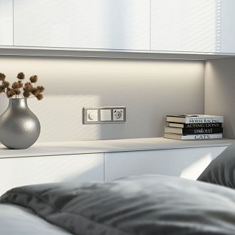 W1142013 Диммер, перламутровый рифленый Werkel, 4690389160981