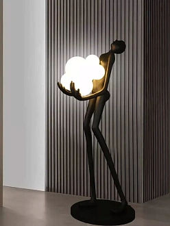 Торшер L-3004, H1800мм E27, W, 3000-6000K, Alva Donna,