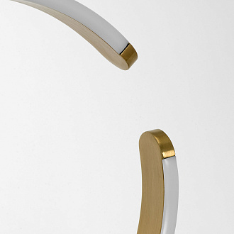 Люстра подвесная 40*35/150 см, LED 7W 4000K Lussole LSP-7209 блестящее золото