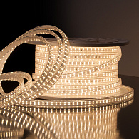 Светодиодная лента Лента светодиодная 220V 18W 180Led 2835 двухрядная IP65 дневной белый, 50 м Elektrostandard