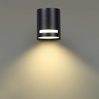 Светильник 8 см, Novotech Landscape 370838, черный