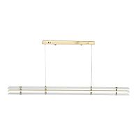 Подвесной светильник 120*8*80 см, 1*LED*30W, 4000K, ST-Luce Fagy SL6245.223.01, золотой