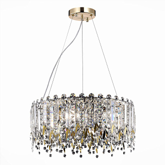 Люстра подвесная 49 см, 240W, ST LUCE DESIO SL1655.203.06 Золотистый