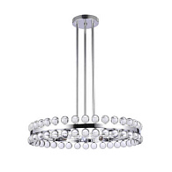 Подвесная люстра  66*110 см, 6*E14 хром Vele Luce Baldassare VL4143L16