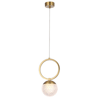 Светильник 10 см, Crystal Lux CAROLINA SP1 V1 BRASS, латунь