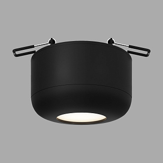 Потолочный акцентный светильник 7*7*6 см, 7W 4000K Elektrostandard Onde 25088/LED черный, вр 5 см