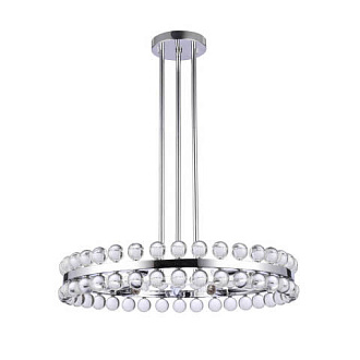 Подвесная люстра  66*110 см, 6*E14 хром Vele Luce Baldassare VL4143L16