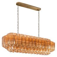 Подвесная люстра 102 см, Loft IT Celebration 10579/1000R Amber, бронза