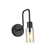 Бра L220 x W100 x H255, мм, 1*40W, BLACK (Черный) Rilon 74811/1W BLACK