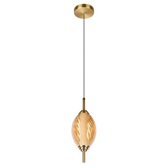 Подвесной светильник *12*-27,5 см, 1*LED*30W, 4000K, LOFT IT Helix 10421/A Amber, бронзовый