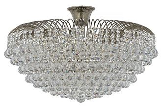 Люстра потолочная *80*60 см, 16*E14*40W, Arti Lampadari Empoli Nickel Empoli E 1.2.80.100 N, никель