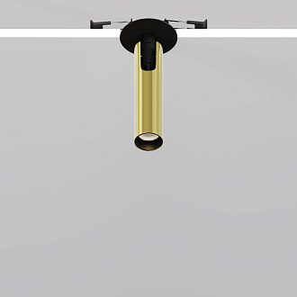 Встраиваемый светильник 3*3*15,1 см, LED, 6W, 3000К, Maytoni Technical Focus T C141RS-L125-6W3K-BBS латунный, вр 5,5 см