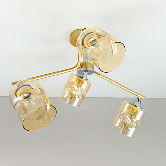 Люстра Citilux Клод CL137142 золото