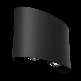 Светодиодный светильник 12 см, 4W, 3000K, Maytoni Strato O417WL-L4B3K, черный