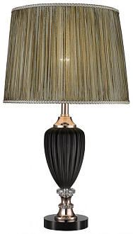 Светильник настольный Wertmark Ticiana WE705.01.304, 33*33 см, черный, золото