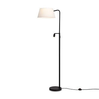 Торшер 47**-160 см, 1*E14*40W, Freya Flint FR2066FL-L40B, Черный