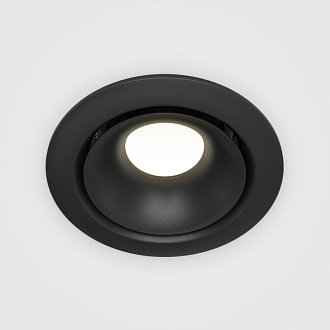 Светильник,10 см, черный, Maytoni Yin DL030-2-01B, встраиваемый