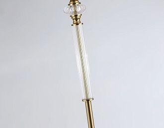 Торшер с абажуром **155- см, 1*E27*60W, K, Ambrella Light High Light LH71028, латунь