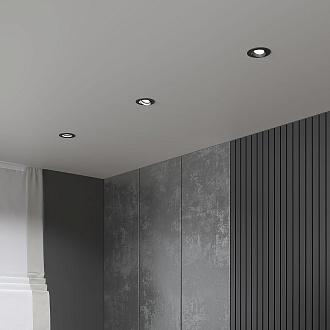 Светильник 9 см, 7W, 4000K, Elektrostandard 25094/LED, черный, вр 6,6 см