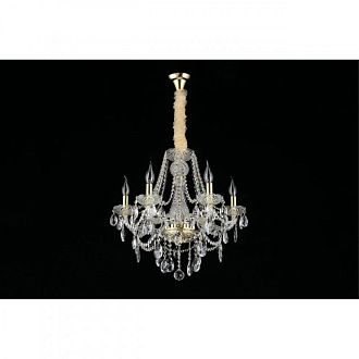 Подвесная люстра 55*80-120 см, 6*E14, 40W, Aployt Koletta APL.755.13.06, золотой