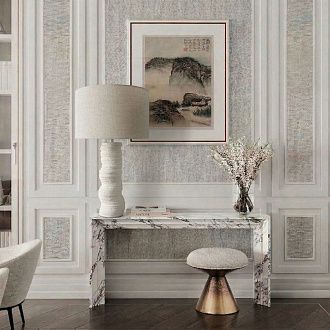Настольная лампа 72 см, LOFT IT Coliseum 10519T, белый-полимер