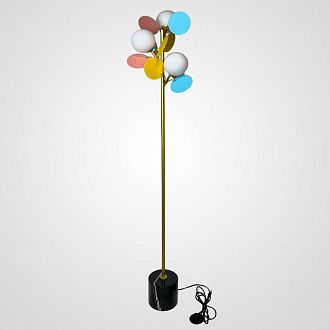 Торшер Light of MATISSE FL 3 Multicolored 27*27*150 см, 3*G9*20W, ImperiumLoft MATISSE-FL01, Латунь, Разноцветный