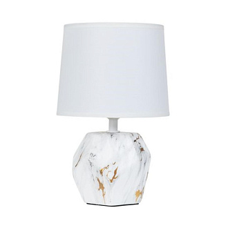 Настольная лампа 25 см, Arte Lamp ZIBAL A5005LT-1WH, белый